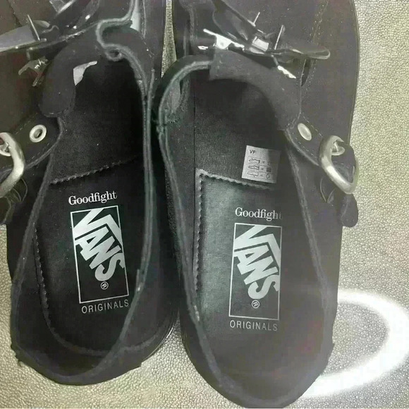 Vault by Vans x Goodfight OG Style 93 LX Black Leather Sneakers. - Picture 8 of 13